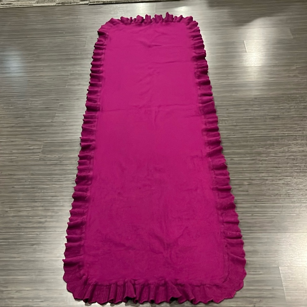 Nordstrom Brand Wool and Cashmere Ruffled Wrap